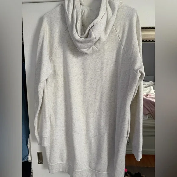 Nike Woman’s Light Gray Hoodie dress - Picture 2 of 2